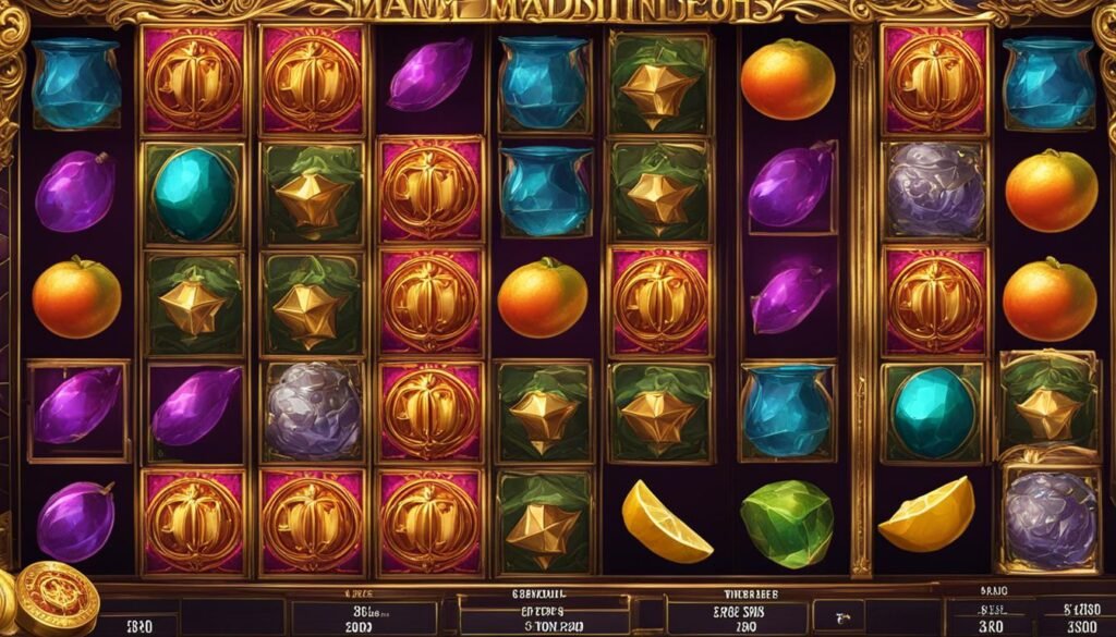 Madame Destiny slot paytable and winning combinations